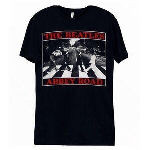 Mens The Beatles Abbey Road Tee Shirt Short Sleeve Crew Neck‎ Medium Unisex